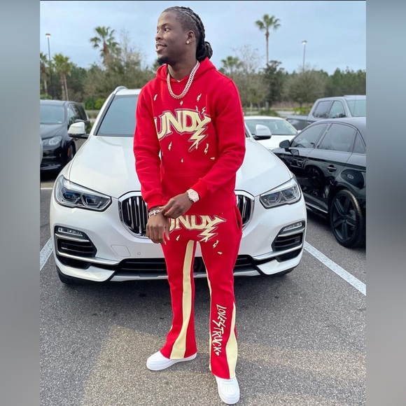 unordinary | Other | Undy Lovestruck Sweatsuits Red | Poshmark